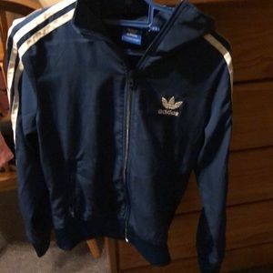 Dope ass Pre-loved adidas blue jacket track